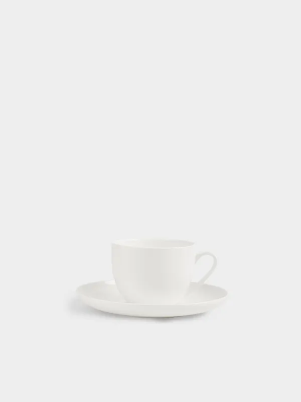 Шай жұбы, 6 тұлға, 12 зат, 250 мл, фарфор F, ақ, Ideal white, image-2