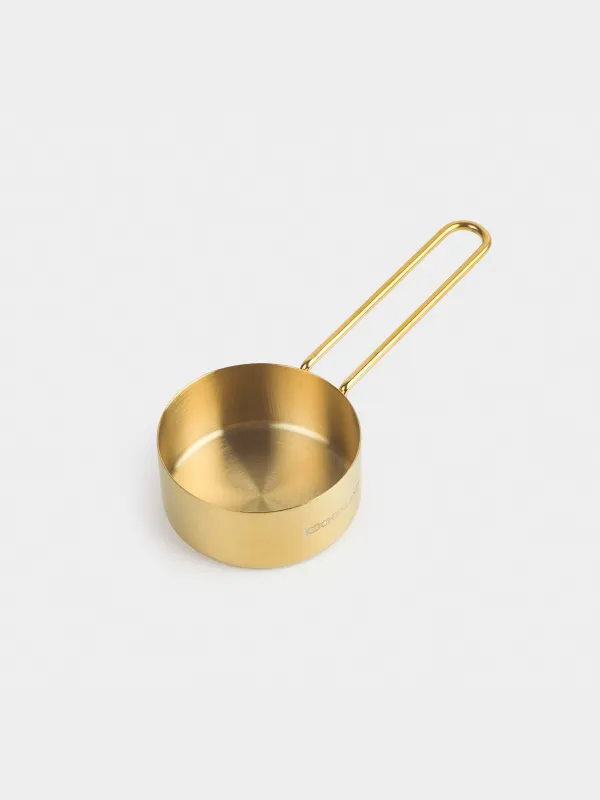 Ложка мерная, 50 мл, сталь, золотистая, Device gold, image-2