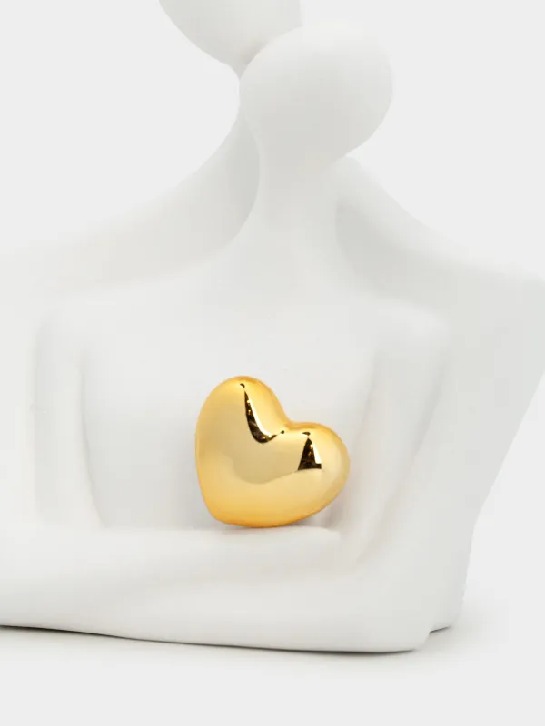 Статуэтка, 18 см, Влюбленные с сердцем, Face, image-4