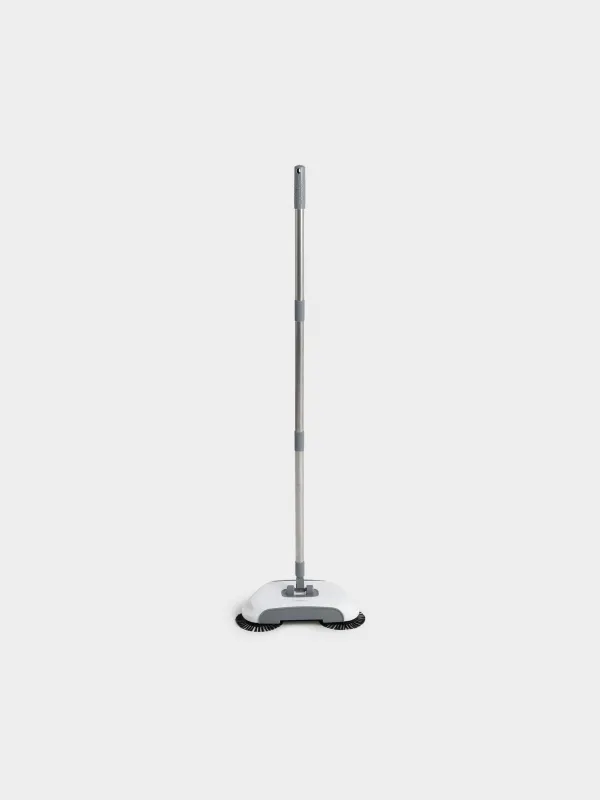 Қоқыс жинайтын Щетка, 115 см, механикалық, пластик / Болат, сұр-ақ, Mop, image-0