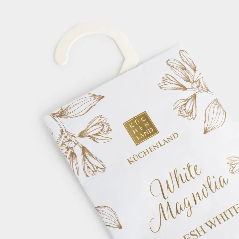 Саше ароматическое, 10х19 см, подвесное, White Magnolia, Fresh white, image-2