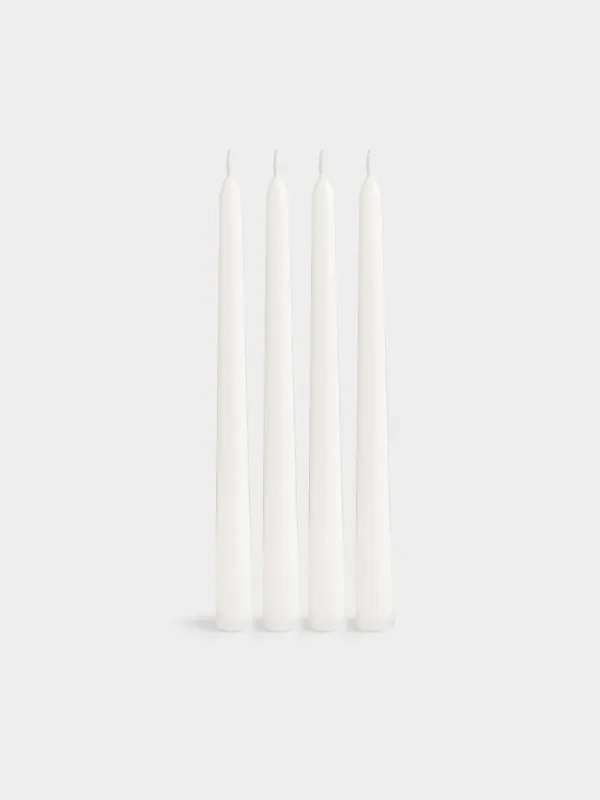 Шам, 26 см, 4 дана, жіңішке, Luxury white, image-0