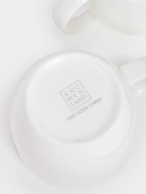 Саптыаяқ, 370 мл, 6 дана, фарфор F, ақ, Ideal white, image-4