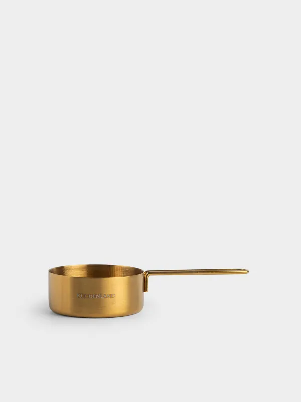 Ложка мерная, 100 мл, сталь, золотистая, Device gold, image-0