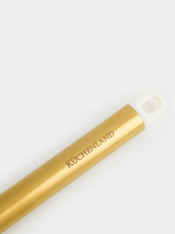 Кәкпір, 35 см, болат/силикон, сүт түстес, Bello gold, image-3