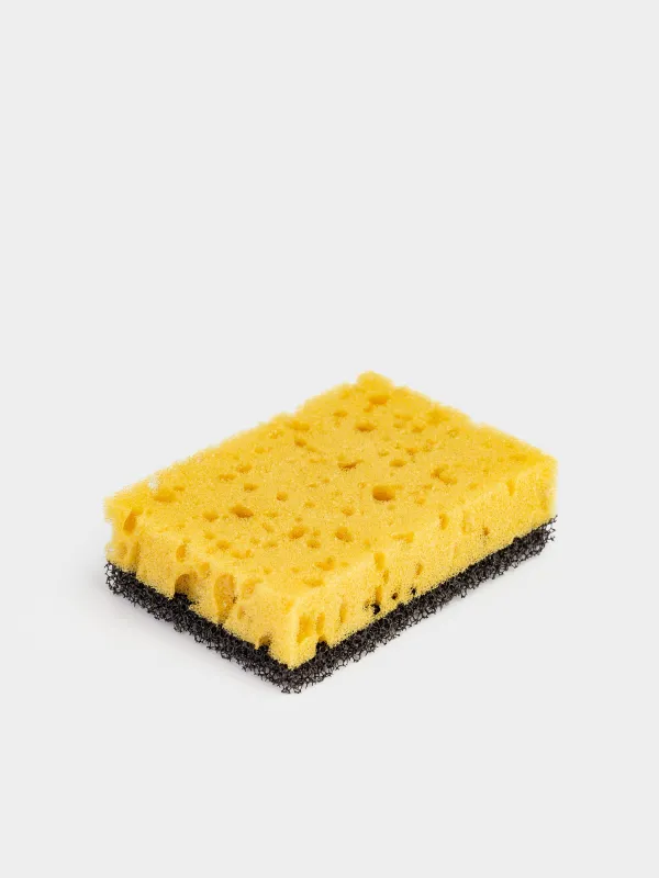 Губка для мытья посуды, 3 шт, Black clean, image-1