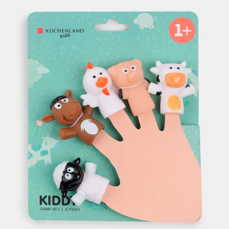 Набор игровой, 5 предметов, Пальчиковый театр, Kiddy