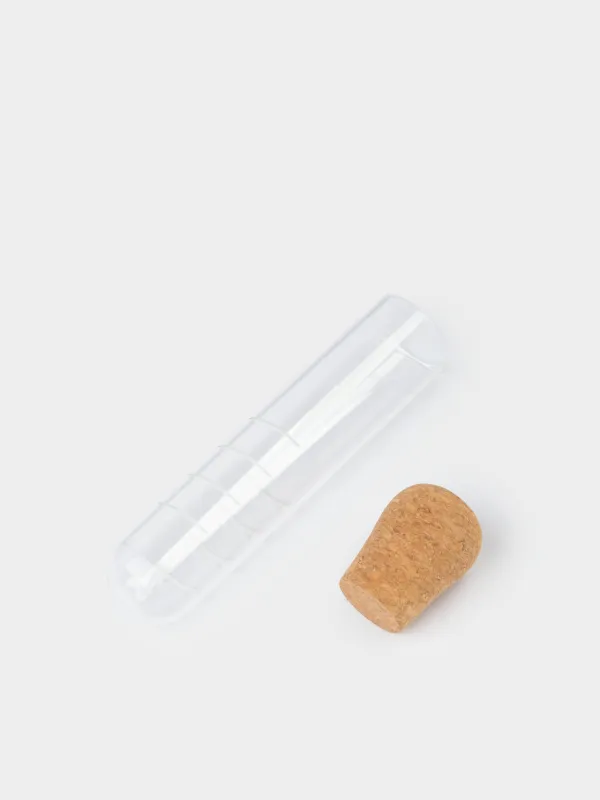 Сито для заваривания чая, 13 см, стекло Б/пробка, Стик, Clear cork, image-4
