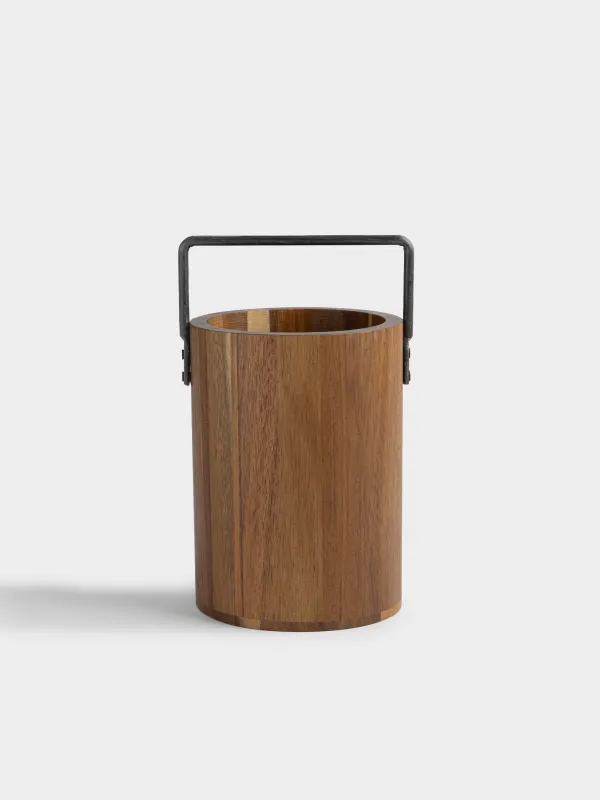 Подставка для кухонных принадлежностей, 20 см, с ручкой, дерево/металл, Noble tree, image-0