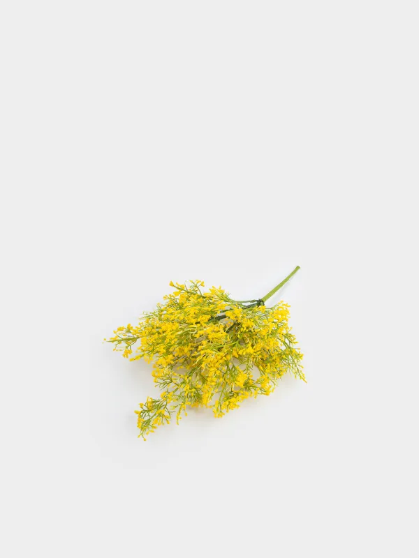 Ветка декоративная, 43 см, Желтые цветы, Flower garden, image-2