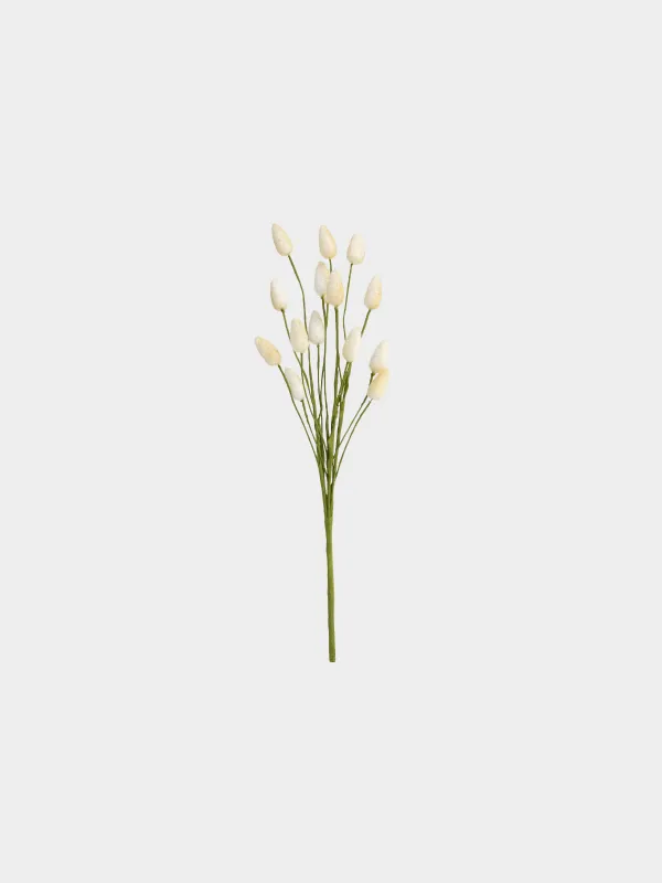 Сәндік бұтақ, 45 см, пенопласт/қағаз, Ақ крокус, Flower garden, image-0