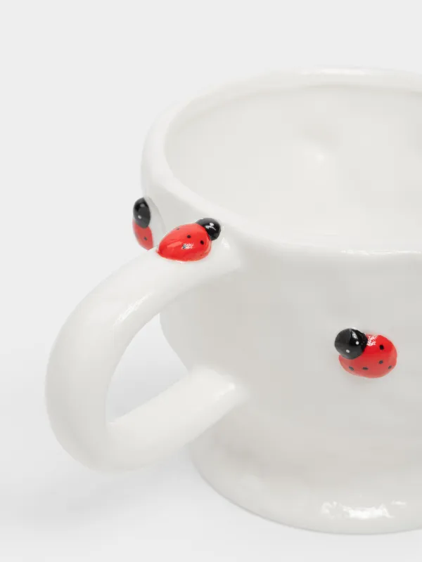 Саптыаяқ, 400 мл, фарфор Р, ақ, Қанқыз, Ladybirds, image-3