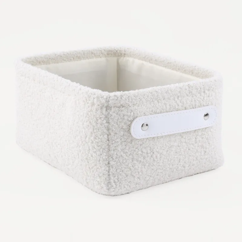 Корзина для хранения, 25х19х12 см, с ручками, Boucle, image-1