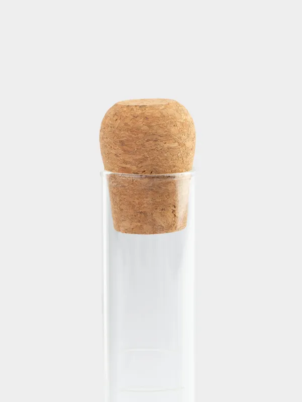 Сито для заваривания чая, 13 см, стекло Б/пробка, Стик, Clear cork, image-3