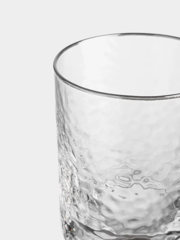 Стакан для виски, 300 мл, с серебристым кантом, Ripply Silver, image-2