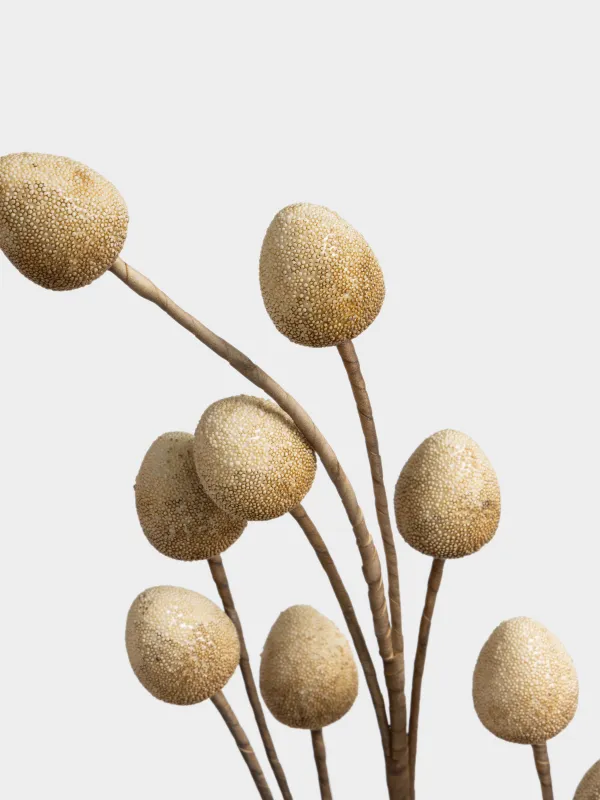 Ветка декоративная, 1,1 м, ЭВА/пенопласт, Краспедия, Balls decor, image-2