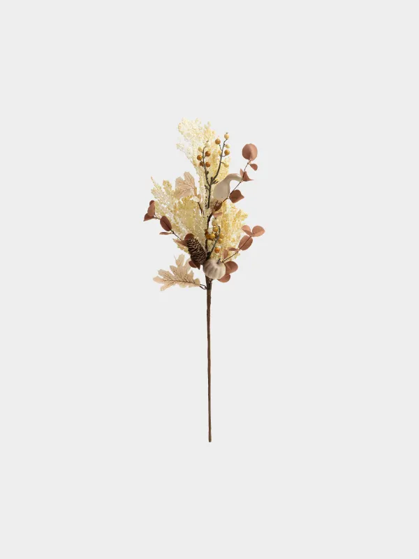 Сәндік бұтақ, 76 см, EVA/полиэстер, Күзгі гүл шоғы, Meadow decor, image-0