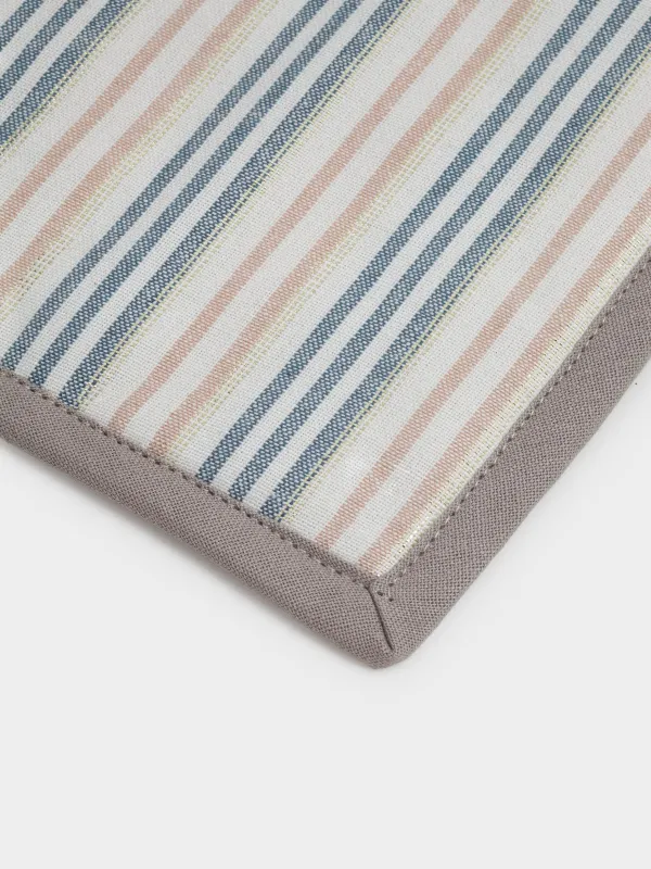 Ыдыс ұстағыш, 20х20 см, мақта, сарғылт-қоңыр, Жолақтар, Stripes kitchen, image-4