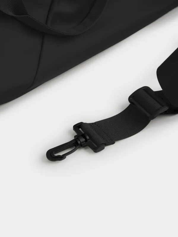 Спорттық сөмке, 45х29х16 см, сабы және иық бауы бар, нейлон, қара, Force sport, image-2
