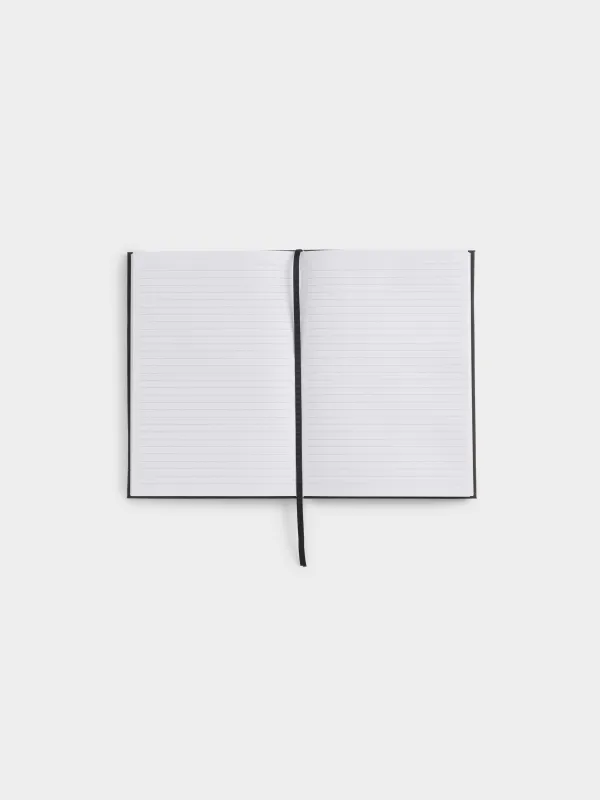 Блокнот, 14х20 см, 80 п, полиуретан, қара, Зодиак белгілері, Stationery black, image-1