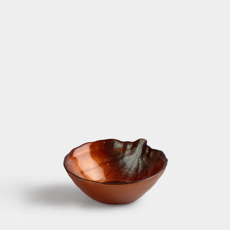 Пиала, 12х5 см, 200 мл, стекло, оранжево-зеленая, Тыква, Pumpkin