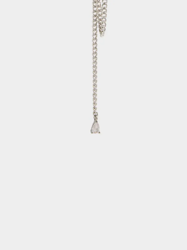 Кафф сырғасы, 7 см, аспасы бар, металл, күміс түстес, Жылан, Jewelry snake, image-2