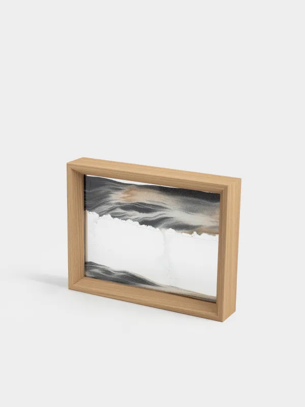 Құмды сурет, 22х17 см, шыны/ағаш, Sand time, image-3