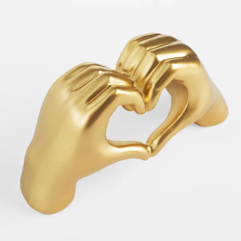Статуэтка, 24 см, Жест сердца, Hand, image-2