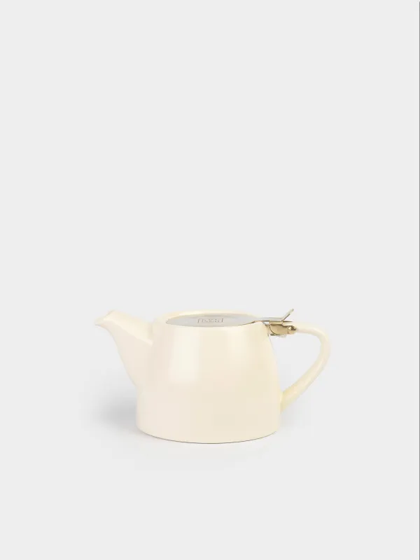 Шай демдейтін шәйнек, 500 мл, керамика/болат, сүт түстес-алтын, Kettle ceramo, image-0