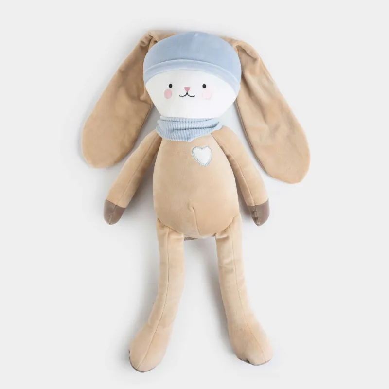 Ойыншық, 30 см, жұмсақ, полиэстер, сарғылт-қоңыр, Қоян, Rabbit