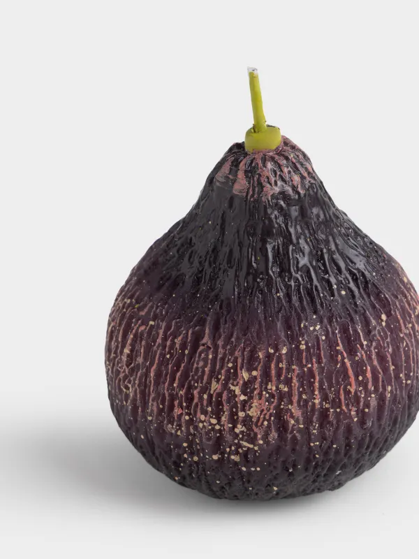 Свеча, 6х7 см, фиолетовая, Инжир, Fruit shape, image-1