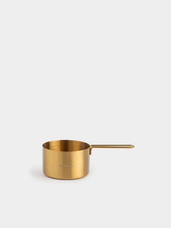 Өлшеуіш қасық, 250 мл, болат, алтын, Device gold, image-0