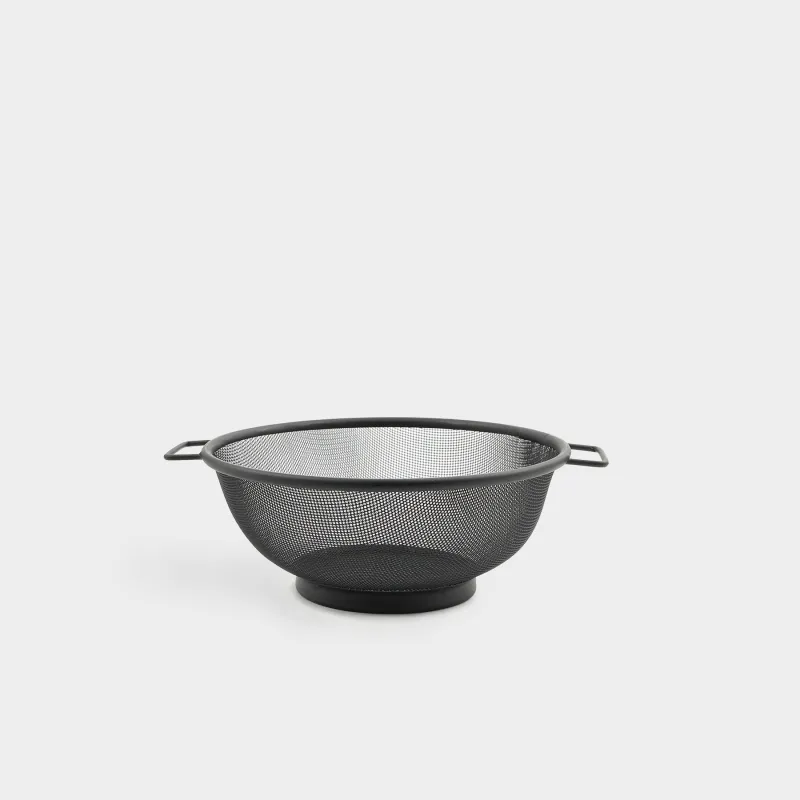 Дуршлаг, 20 см, екі тұтқасы бар, металл, қара, X-Loft