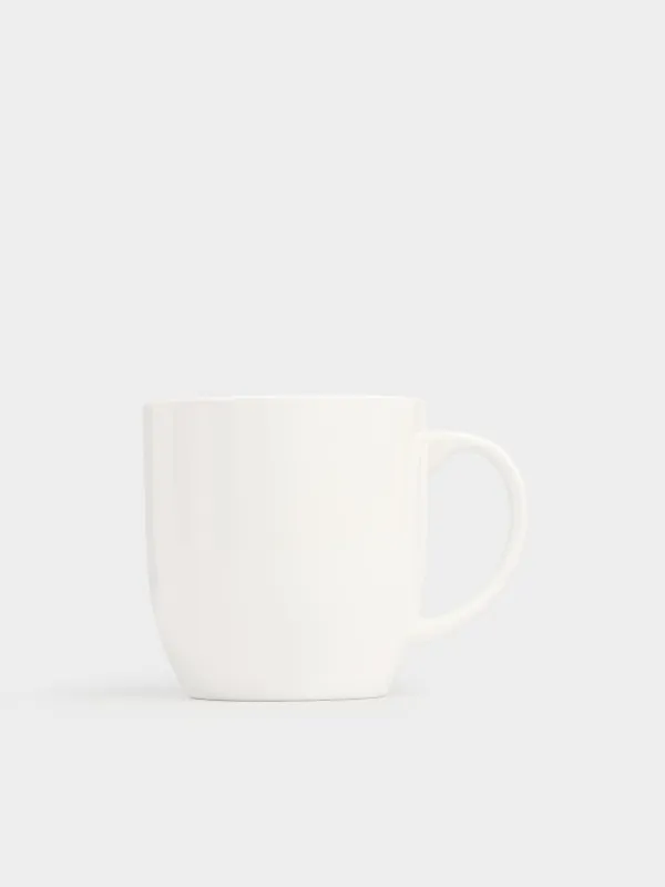 Саптыаяқ, 370 мл, 2 дана, F фарфоры, ақ, Ideal white, image-3