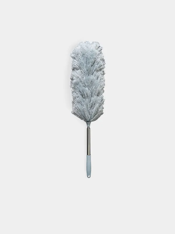 Метелка для сбора пыли, 60/125 см, телескопическая, микрофибра/сталь, Clean, image-0