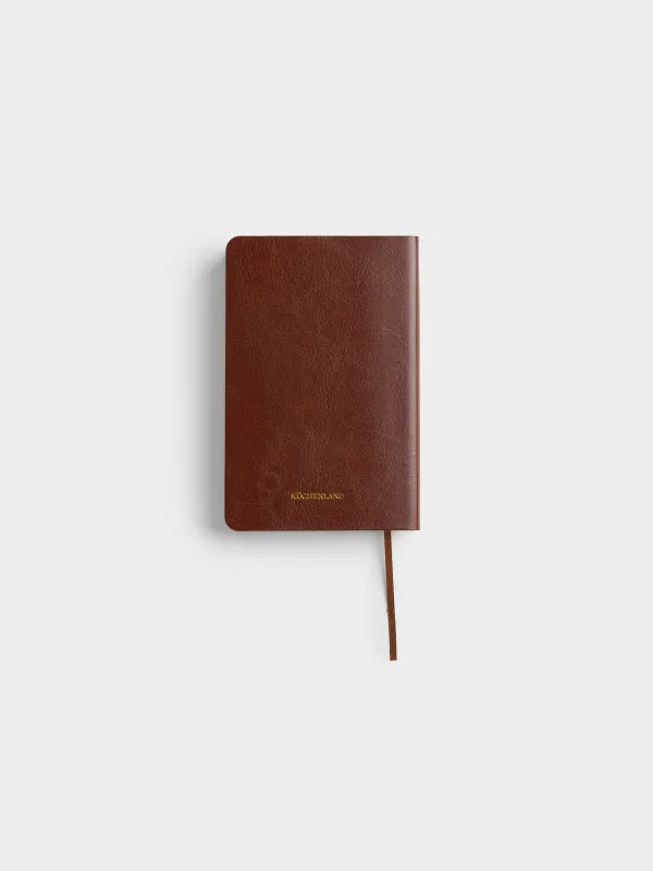 Жазбаларға арналған дәптер, 9х14 см, 80 парақ, полиуретан, қоңыр, Travel journal, Stationery travel, image-1
