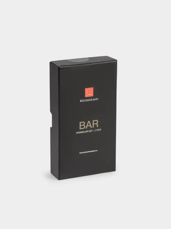Набор сомелье, 2 пр, металл/силикон, Bar, image-9