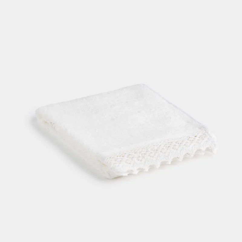 Полотенце, Кружево, молочное, Lace cotton