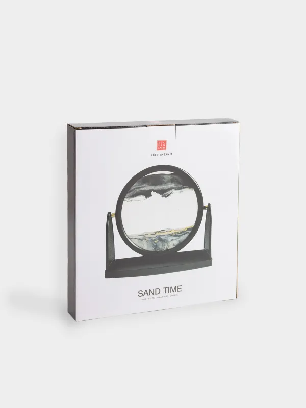 Құмды сурет, 25х24 см, тұғырда, шыны/пластик, Sand time, image-4
