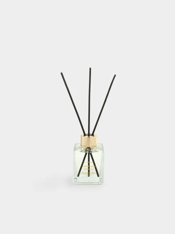Ароматический диффузор, 90 мл, Mandarine & Clove & Cinnamon, Christmas miracle, image-0