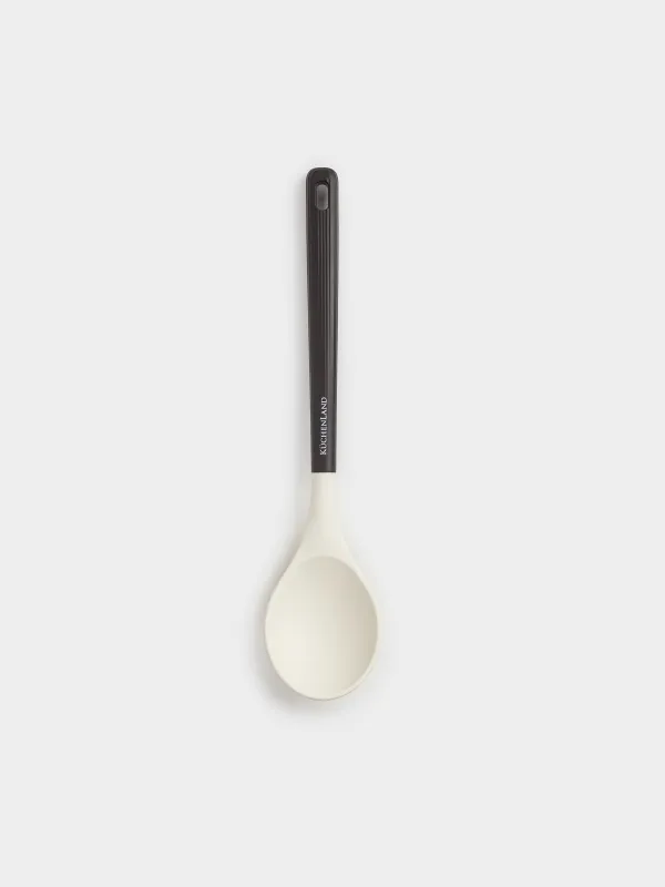 Сервиз қасығы, 32 см, силикон/пластик, сарғылт-қоңыр-қара, Service, image-0