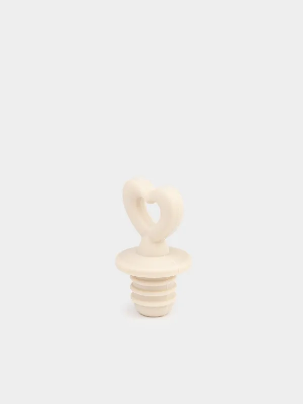 Шарап бөтелкесінің тығыны, 5 см, силикон, сарғылт, Жүрек, Soft kitchen, image-2