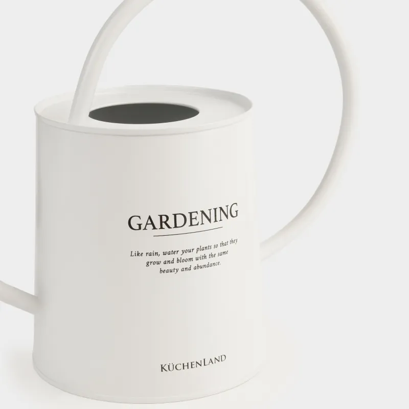 Су құйғыш, 2 л, металл, сүт түстес, Gardening, image-1