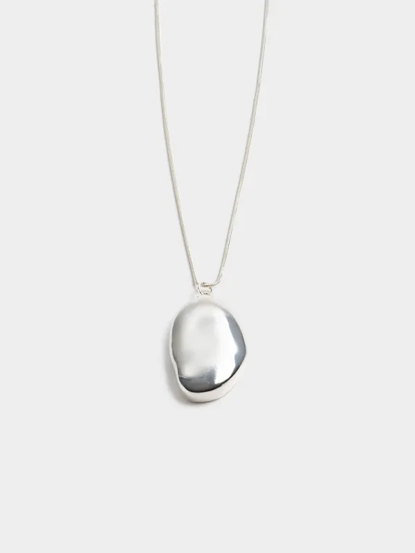 Шынжыр, 80 см, аспасы, металл, күміс, Салпыншақ, Jewelry, image-1