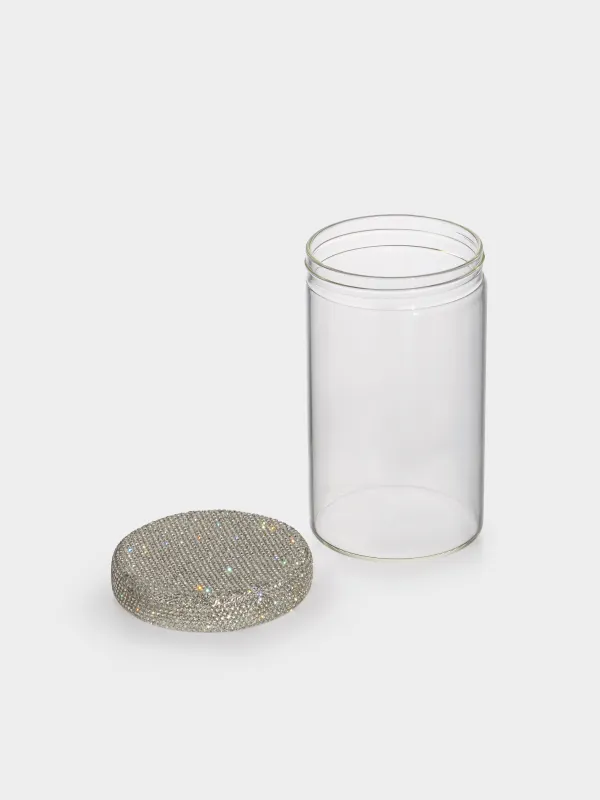 Сақтау ыдысы, 9х17 см, 850 мл, шыны Б/страздар, Crystal decor, image-1