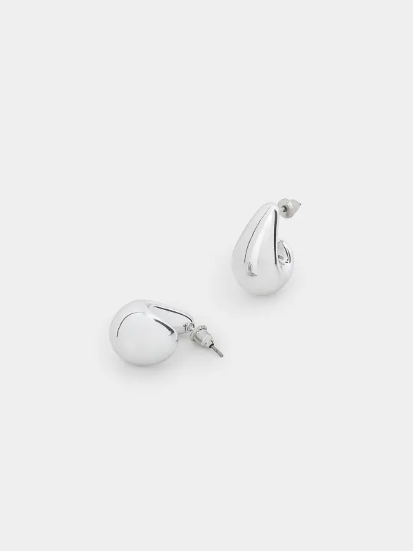 Серьги-пусеты, 2 см, CCB пластик, Jewelry, image-1