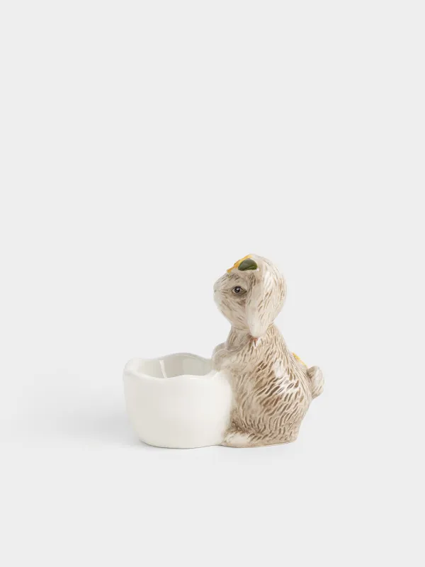 Подставка для яйца, 11 см, Кролик в цветочном венке, Rabbit in narcis, image-0