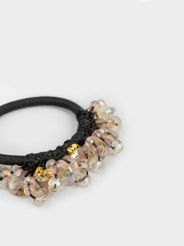 Шаш резеңкесі, 5 см, шыны, Кристалдар, Hair crystal, image-1