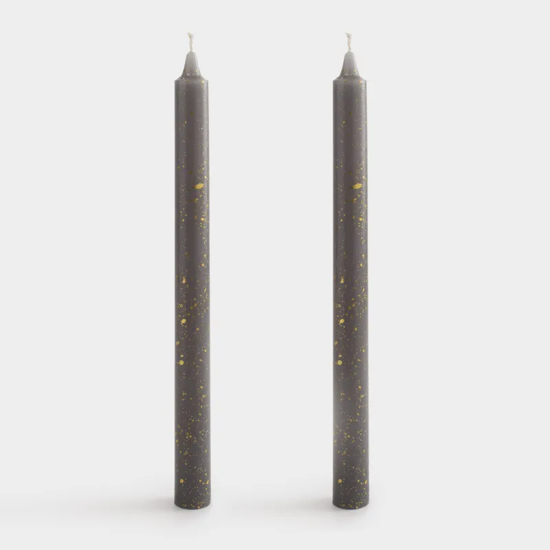 Свеча, 25 см, 2 шт, тонкая, Sparkly candle