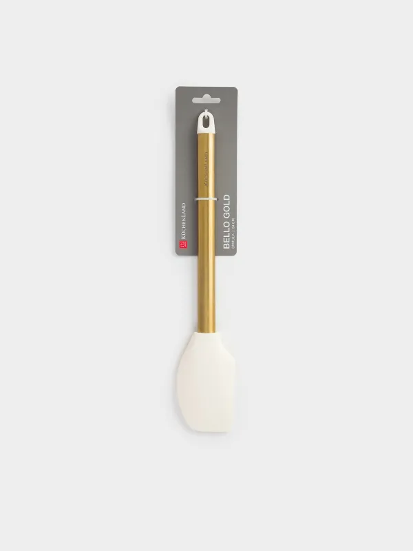 Қалақ, 33 см, болат/силикон, сүт түстес, Bello gold, image-4